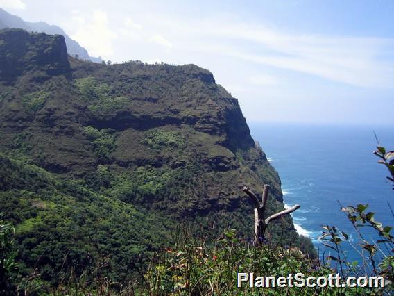 Na Pali Coast from the Kalalau Trail