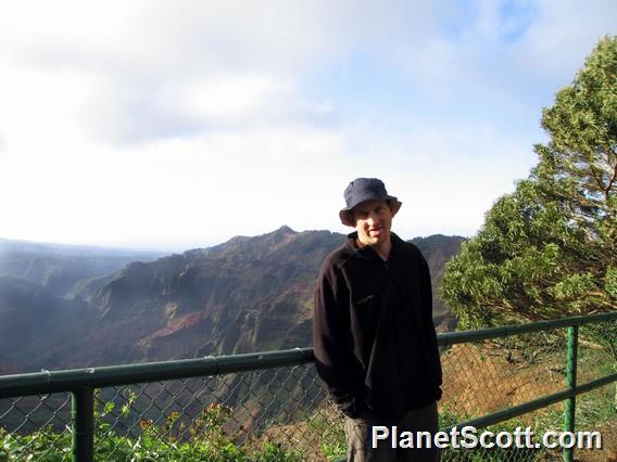 Scott at the Waimai Canyon