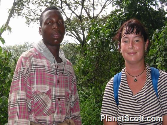Barbara and Guide, Tanzania