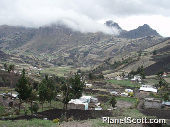 View along the Quilotoa Loop