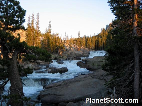 Waterfall, Toulumne River, Yosemite National Park