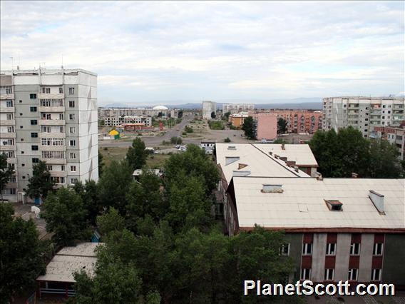 Kyzyl, Tuva, View From Mergen's Homestay