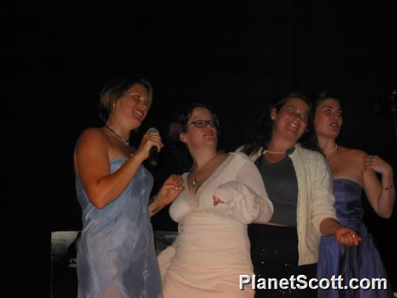 Jen and the Karaoke singers