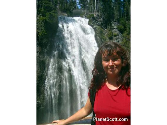 Nevada Falls, Mt. Ranier with Barbara