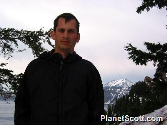 Scott at Crater Lake