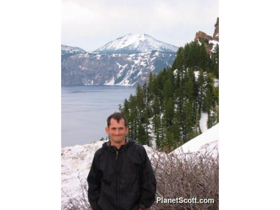 Scott with Mt. Scott in the background