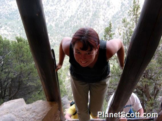 Barbara at Mesa Verde