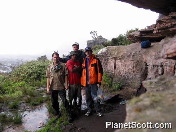 Scott, Trevor, Alex, Mike, day 4, Roraima hike