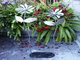 Flowers, Stainless steel, approx. 34