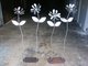 Flowers, Stainless steel, approx 52