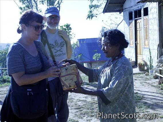 Barbara Receives Gift