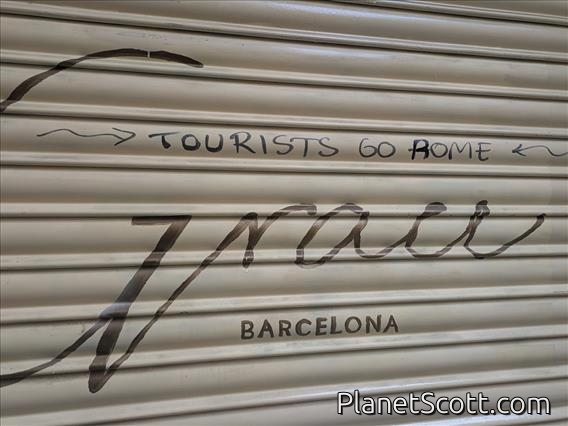 Barcelona Sign by Barbara Carr