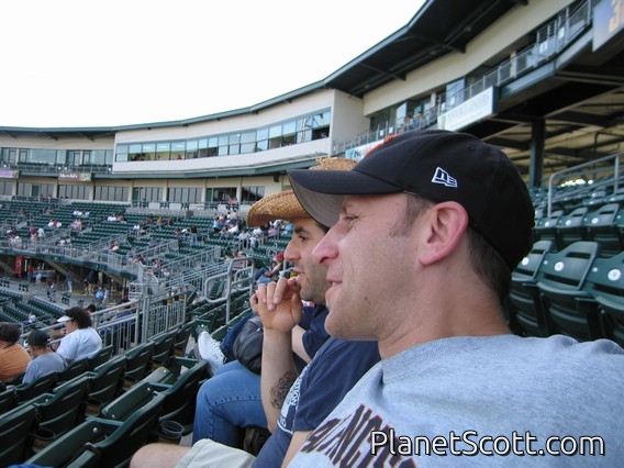 Adam and Jon checking out Cody's abs