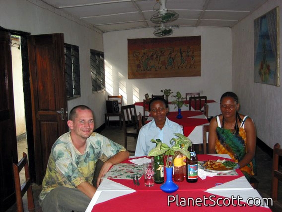 Udzungwa Guest House, Dinner