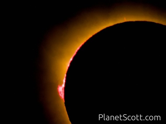 Solar Eclipse, Mallorca, 2026-08-12, Prominence Close-up
