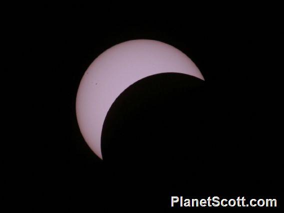 Total Solar Eclipse - and so on, check out the sunspots