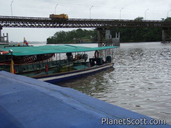 the boat for the three-hour trip to Sani Lodge on Rio Napo