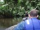 Canoeing through the rainforest