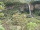 Another waterfall, and suspension bridge, along the bike route from Baños to Puyo