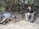 Scott and friends, Darwin Center, Santa Cruz Island