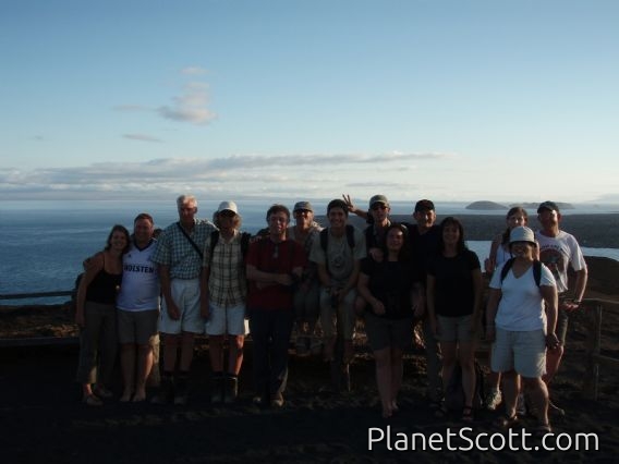 The Samba group, with guide Joed
