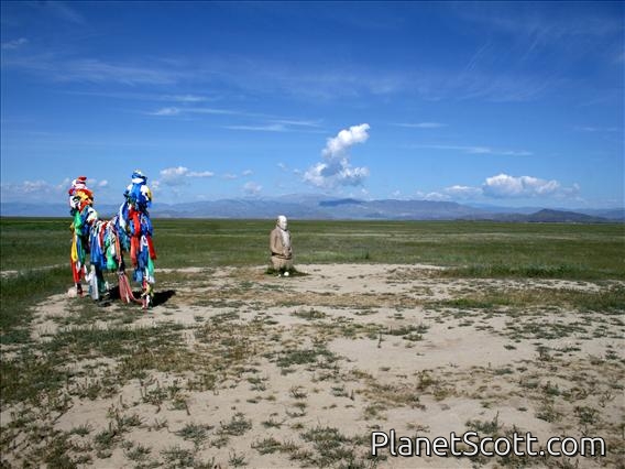 Western Tuva, Ghenghis Khan Statue