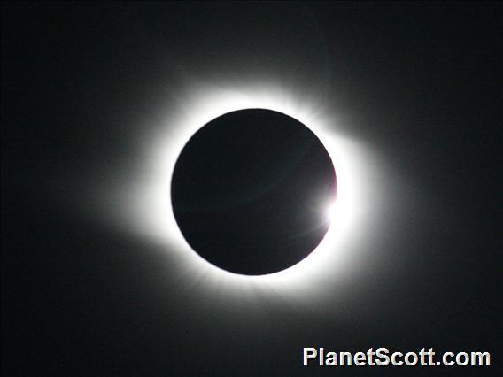 Altai, Solar Eclipse, 3rd Contact, Diamond Ring