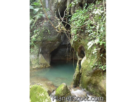 Entrance to ATM cave