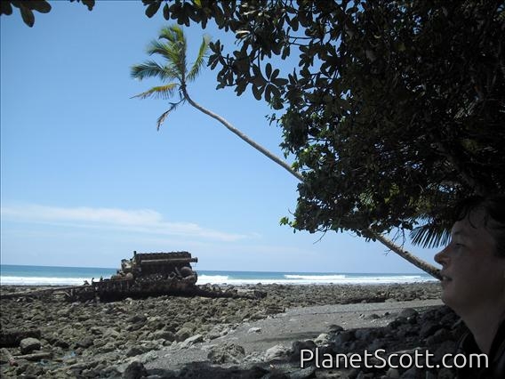 Shipwreck near Carate