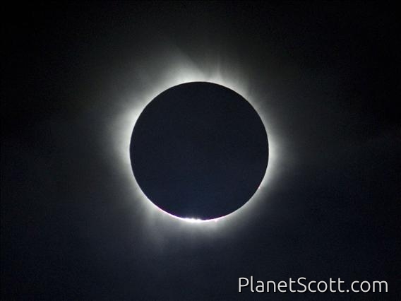 Eclipse - Bailey's Beads, Prominences, and Corona
