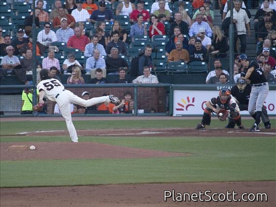 Lincecum K's Ubaldo Jimenez
