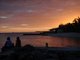 staff from the Pension Tuanake enjoying the sunset