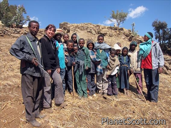 Simien Village Children