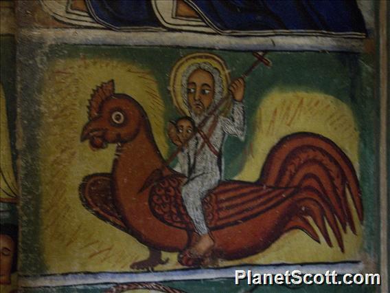 St. George The Chicken Rider