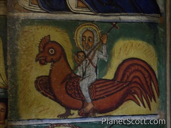 St. George The Chicken Rider