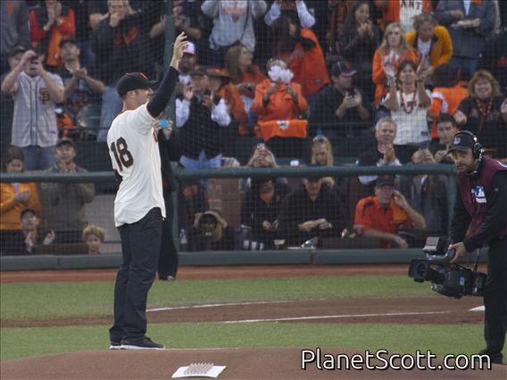 First Pitch Alex Smith