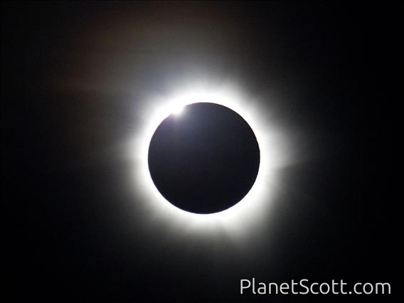 November 14, 2012 Solar Eclipse with Diamond Ring