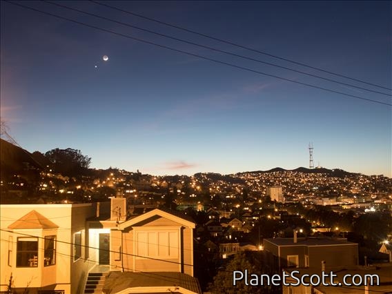 Venus and Moon