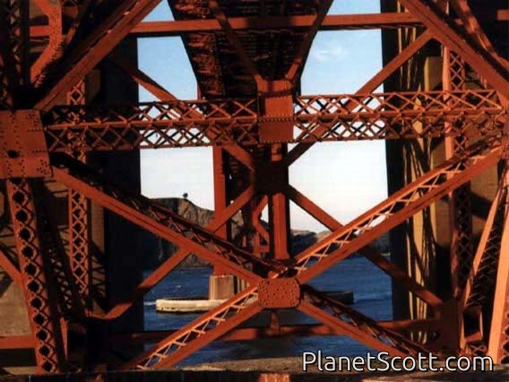 Under the Golden Gate Bridge