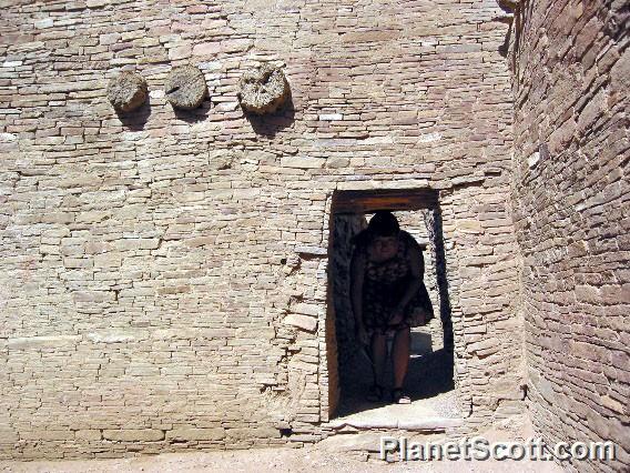 Ancient Indian house, Chaco Canyon, New Mexico